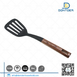 Slotted Turner with Wood Grain Pattern Handle D24