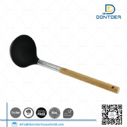 Nylon Ladle with Bamboo Handle