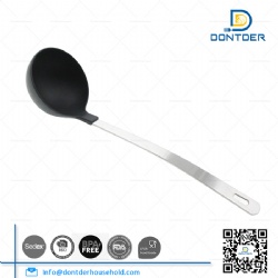 Nylon Ladle with Stainless Steel Handle