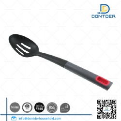 Nylon Slotted Spoon with Colorful Handle