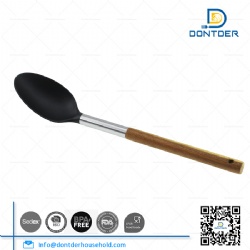 Nylon Spoon with Acacia Wood Handle