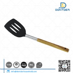 Nylon Slotted Turner with Acacia Wood Handle