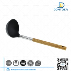 Nylon Ladle with Acacia Wood Handle